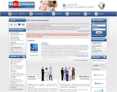 Lancement de REC Online : portail emploi secteur médical et pharma