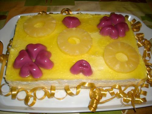 Bavarois ananas coco