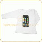 Tee-shirt blanc iPhone