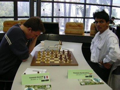 Le 7ème festival d'échecs de Nancy Le duel Gozzoli - Harikrishna