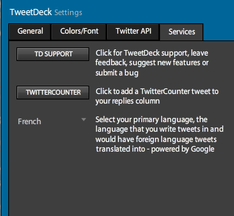 tweetdeck TweetDeck ajoute la saisie semi-automatique et traduit vos tweets!