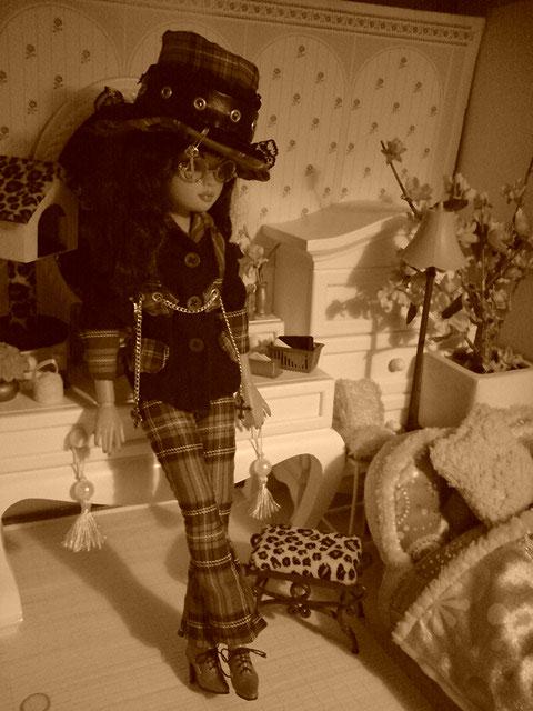 Collection Punk Rock Lolita: pantalon, gilet et chemise :)