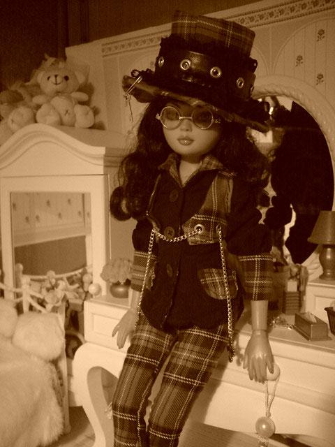 Collection Punk Rock Lolita: pantalon, gilet et chemise :)