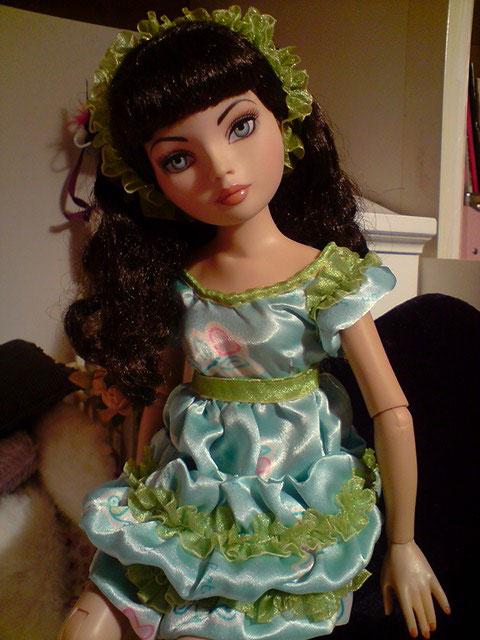 Le petit haut de pyjama terminé