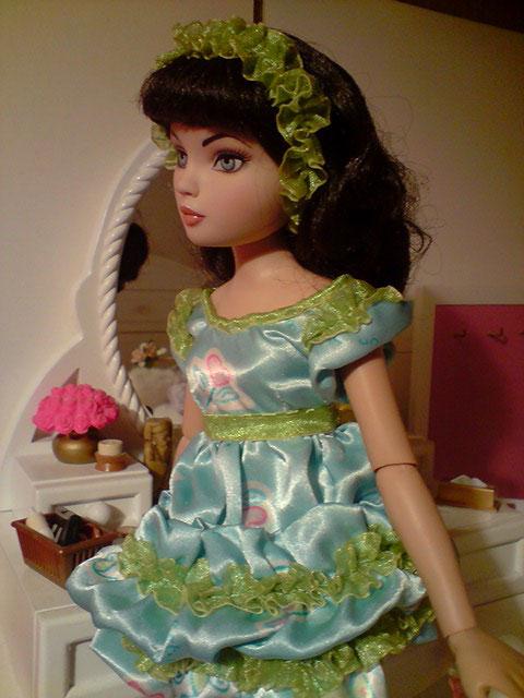 Le petit haut de pyjama terminé