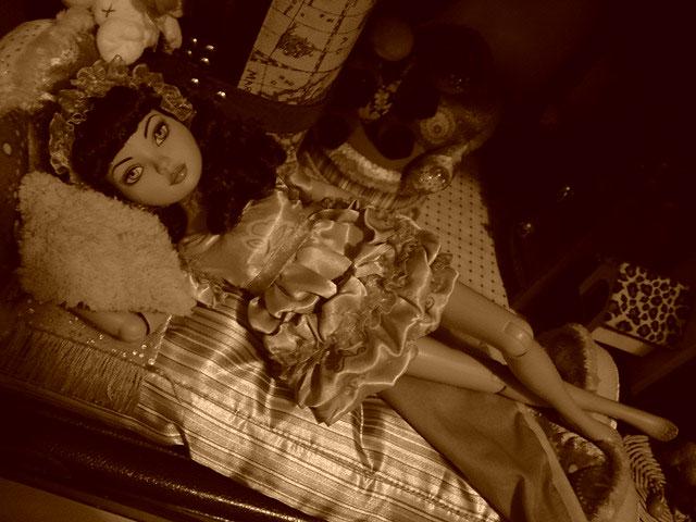 Le petit haut de pyjama terminé