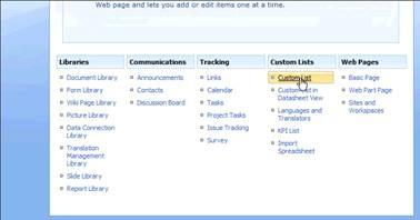Des graphiques Silverlight dans sharepoint ! (Partie 2 : custom list) clip_image002
