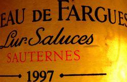 Château Fargues 1997 (Sauternes)