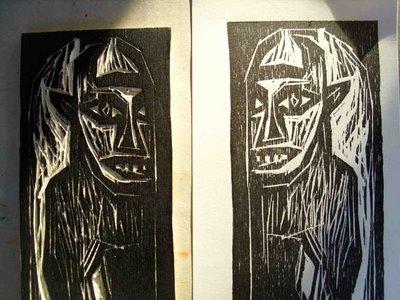 Christophe Meyer, Le Dessin du Jour, Minotaure, gravure en cours.