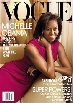 Michelle Obama fait la couverture du mois de mars de Vogue Michelle Obama fait la couverture du mois de mars de Vogue