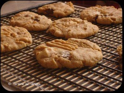 Cookies aux chouchou et pépites 2 chocolats