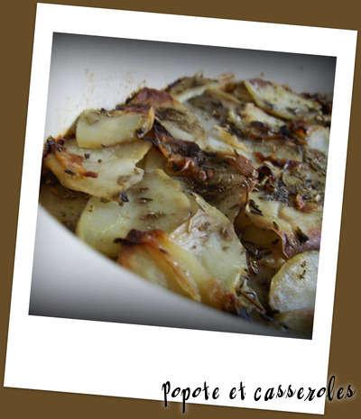 Faux gratin dauphinois aux herbes