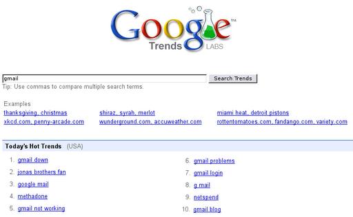 “Gmail is down” ou le cri d’une génération