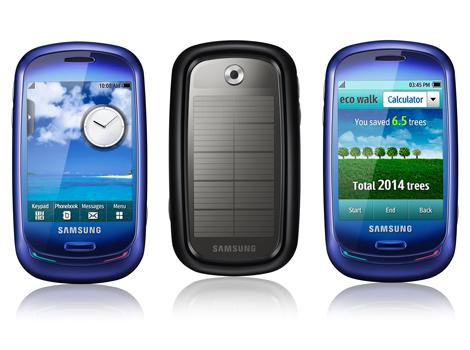 Samsung Blue Earth, le mobile qui carbure au solaire