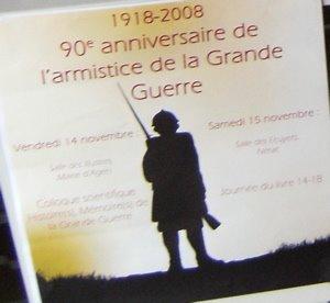 Commémoration des 90 ans de la Grande Guerre 14-18
