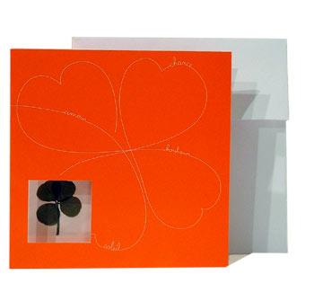 idée cadeau trèfle porte bonheur