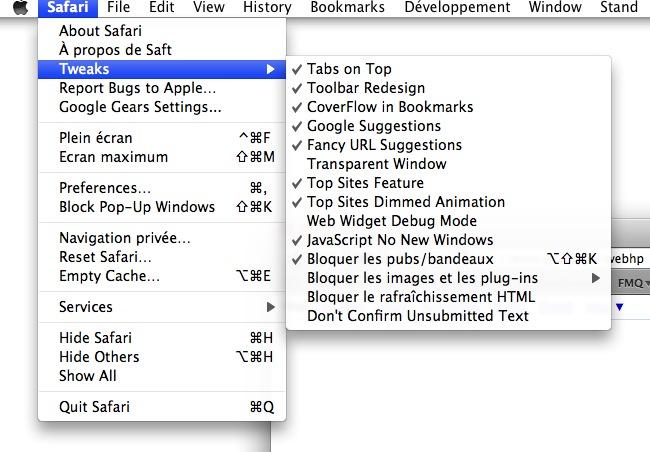 Comment redonner Safari certaines fonctionnalités sans l'aide terminal