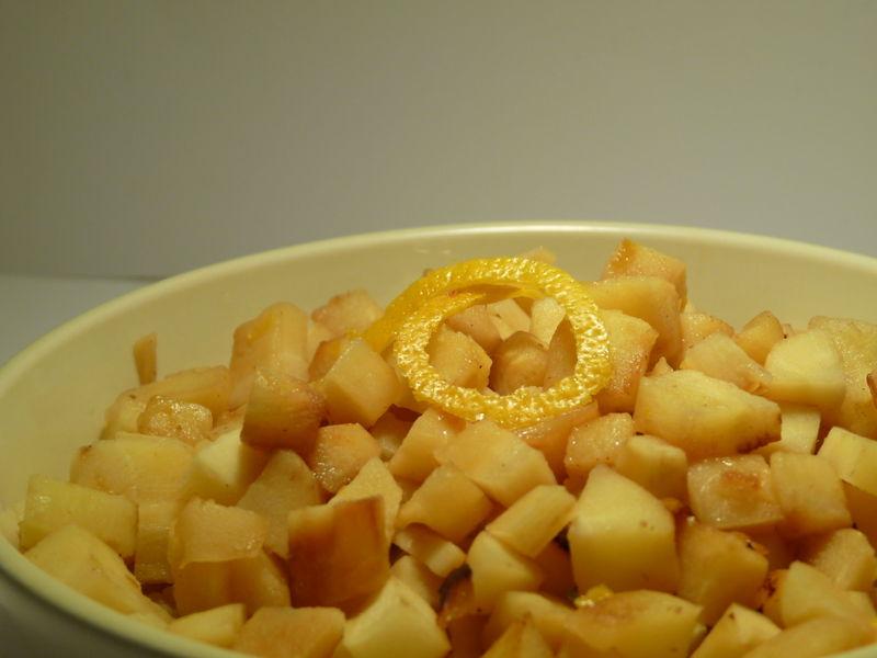 Panais confit au citron