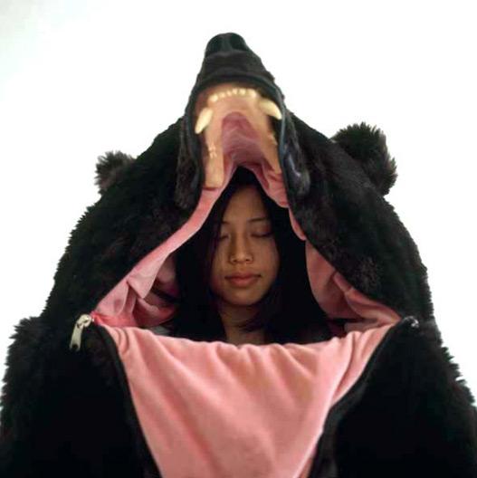 Sac de couchage en forme d'ours
