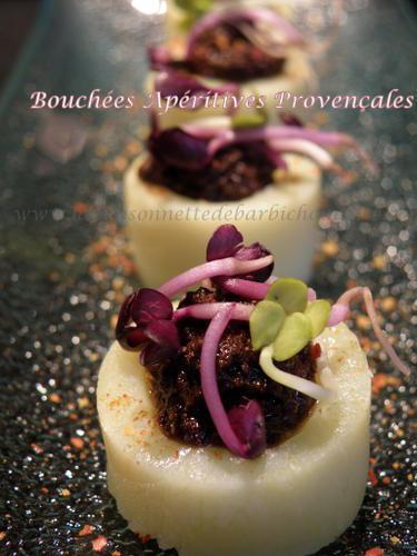 Bouchées apéritives provençales à la pomme de terre pour 750 g.... Bouchées apéritives provençales à la pomme de terre pour 750 g....