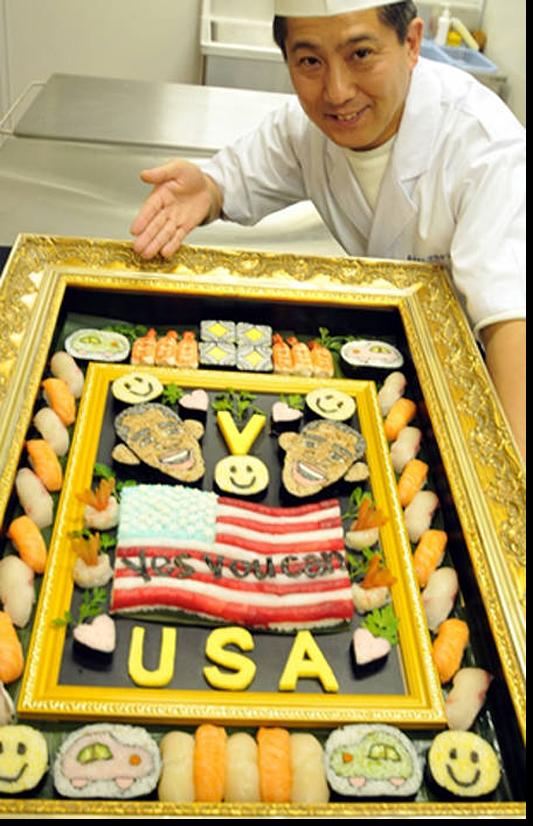 obama sushi