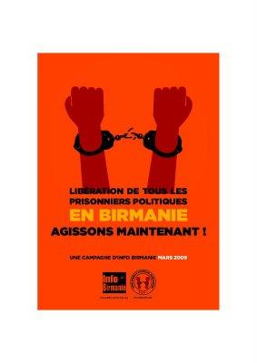 Libération des prisonniers politiques en Birmanie