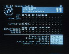 Capture de l'annuaire électronique