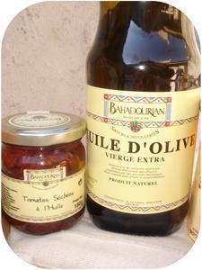 Fougasse à l'huile d'olive / Tomates séchées et tag