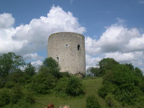 Les vestiges du château de la Reine Blanche à Neaufles St-Martin
