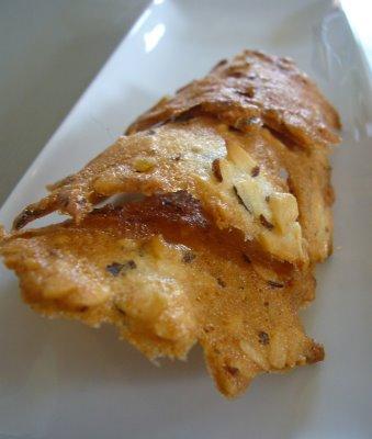 Tuiles craquantes aux noisettes