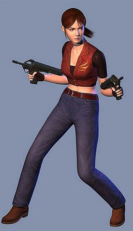 Claire surprise a l'ANPE de son quartier http://www.gamehotties.com/images/claire-redfield/claire-redfield.jpg