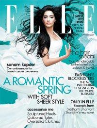 Sonam Kapoor en couverture de Elle