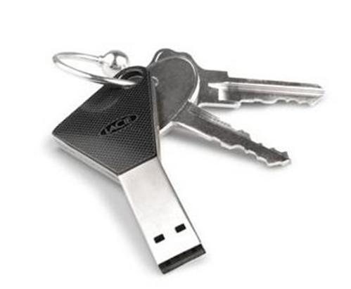Une clé USB en forme de clé