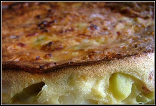 Clafoutis aux poireaux & au lard Clafoutis aux poireaux & au lard