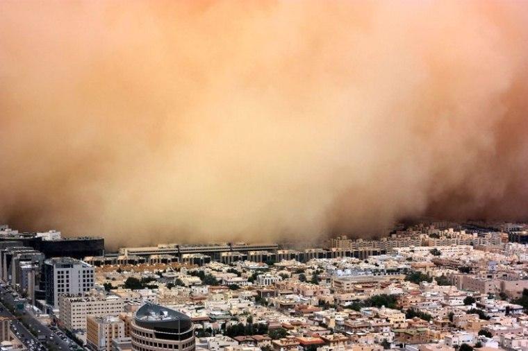 Tempête de sable sur Riyadh