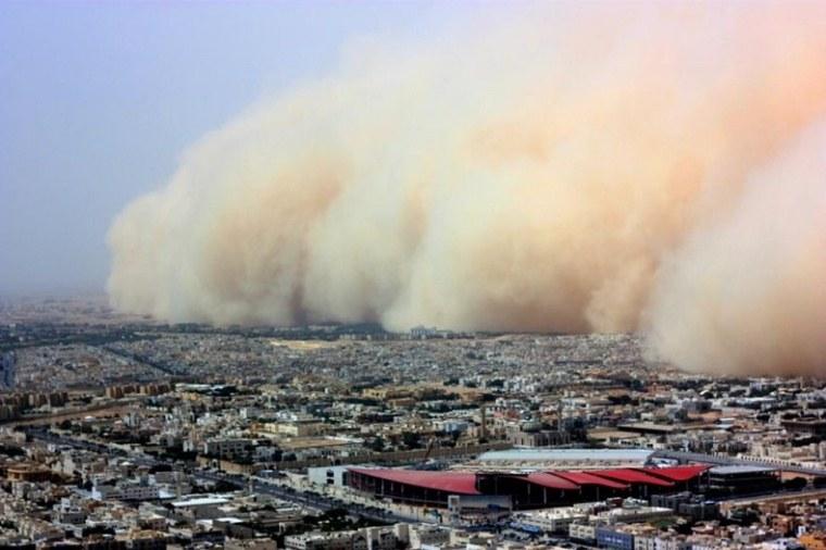 Tempête de sable sur Riyadh