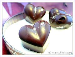 Petits chocolats de Pâques, Coeur de ganache 