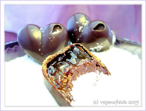 Petits chocolats de Pâques, Coeur de ganache 