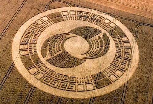 Crop circle de Silbury Hill et correspondances avec le calendrier maya