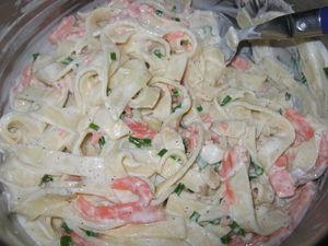 Tagliatelles au saumon fumé IMG_0684