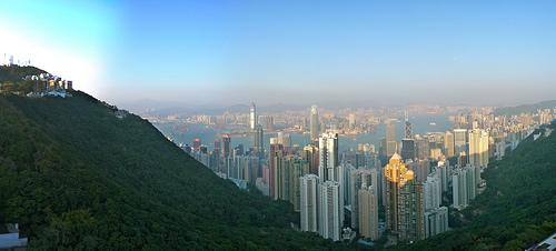 Photos panoramiques autour du monde baie HK