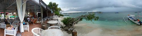 Photos panoramiques autour du monde Trawangan