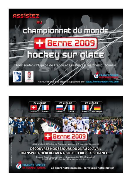 FSI hockey sur glace Berne 2009 Oliv'graphicdesign