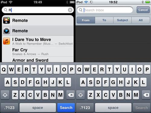 iPhone OS 3.0 : nouveautés du firmware iphone os 3 spotlight