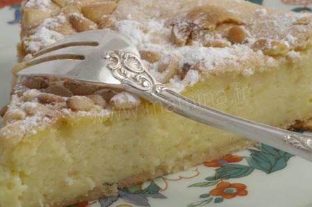 Torta della nonna: dessert italien citron et pignons