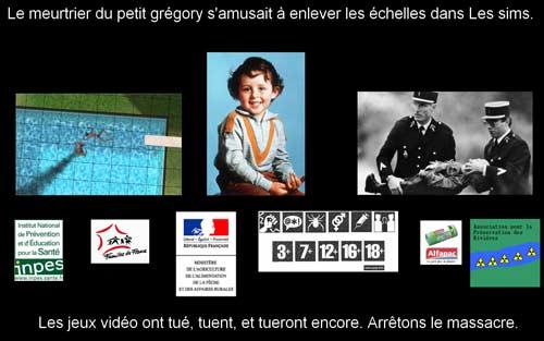 Concours pubs anti jeux - Résultats Pub anti jeux vidéo