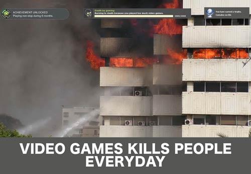 Concours pubs anti jeux - Résultats Pub anti jeux vidéo