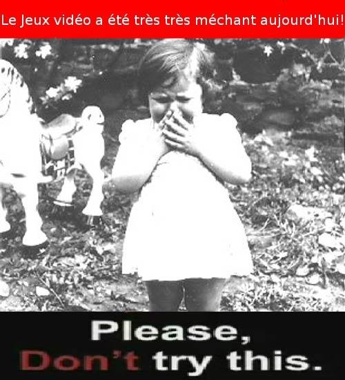 Concours pubs anti jeux - Résultats Pub anti jeux vidéo