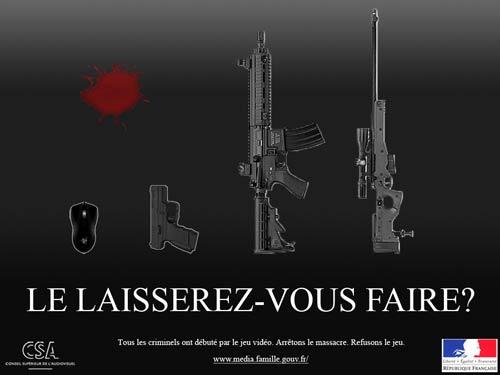 Concours pubs anti jeux - Résultats Pub anti jeux vidéo