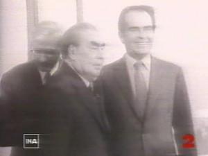 Georges Marchais et Leonid Brejnev